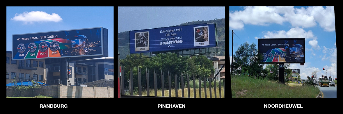 Superflex billboard campaign