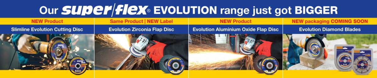 Evolution Range 6 The Evolution Range boasts an IMPROVED product - Grinding Techniques